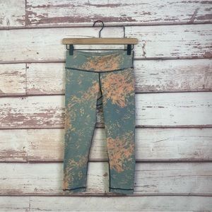 Vimmia paint splatter orange leggings